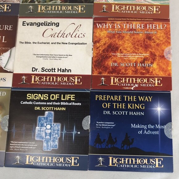 Dr. Scott Hahn Lighthouse Catholic Media CD 9 Lot Advent Jesus Mary Hell ABBA - Picture 3 of 13